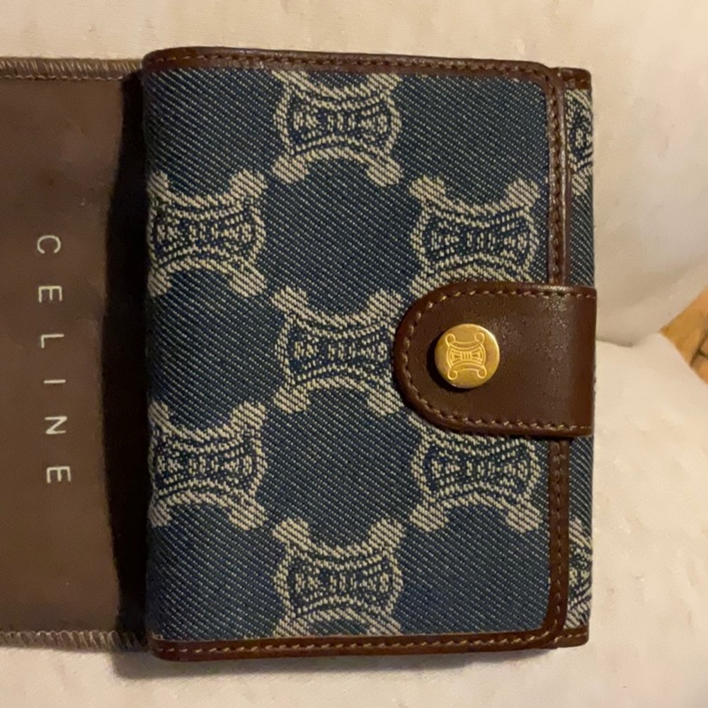 Celine Wallet - Vintage denim & leather